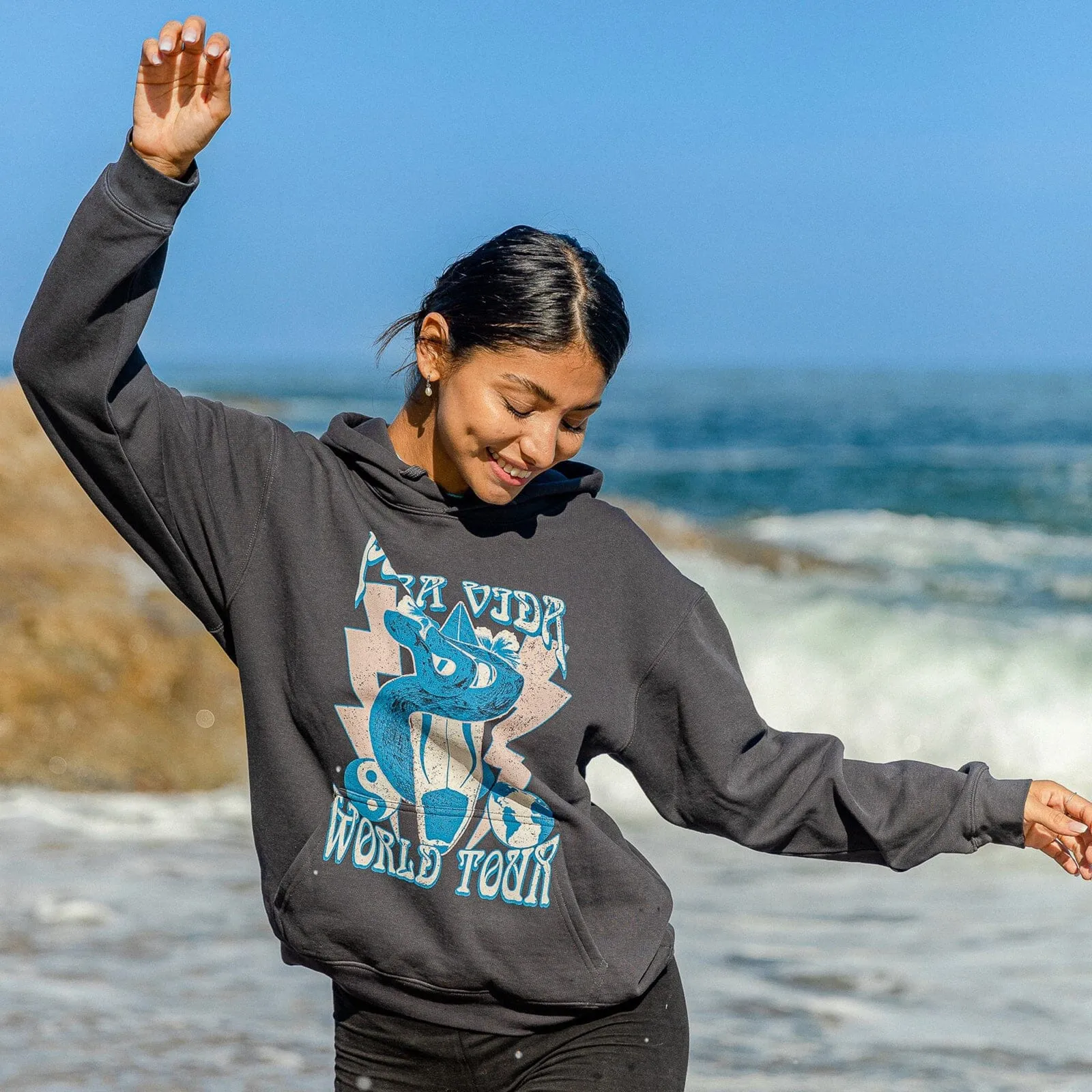 Rock Snake Hoodie sold by Pura Vida product image thumbnail 3