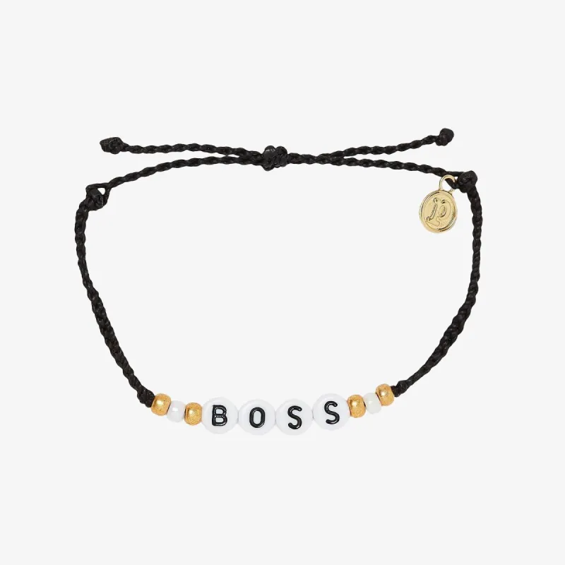 Boss Alphabet Bead Bracelet sold by Pura Vida