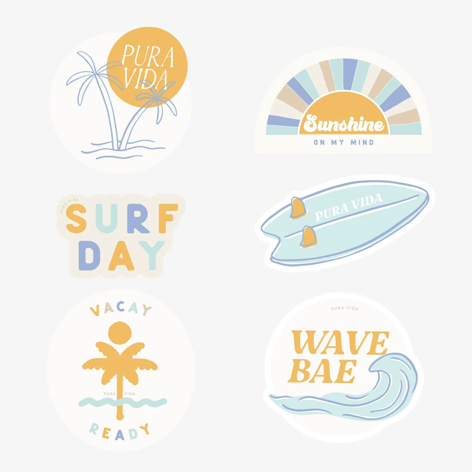 Playa Sticker Pack sold by Pura Vida