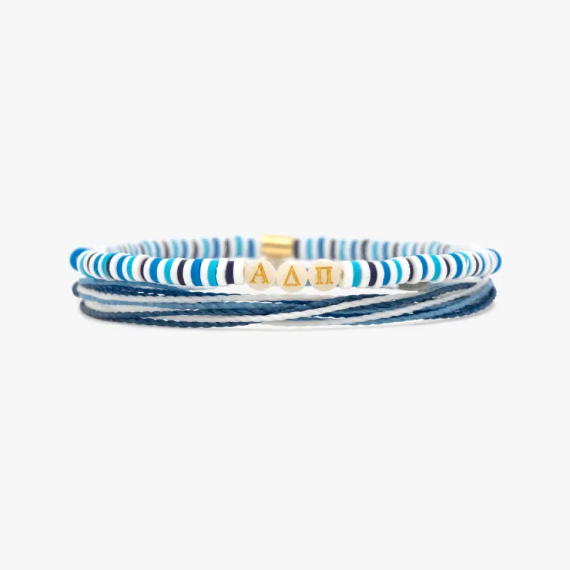 Alpha Delta Pi Bracelet Set of 2 made by Pura Vida