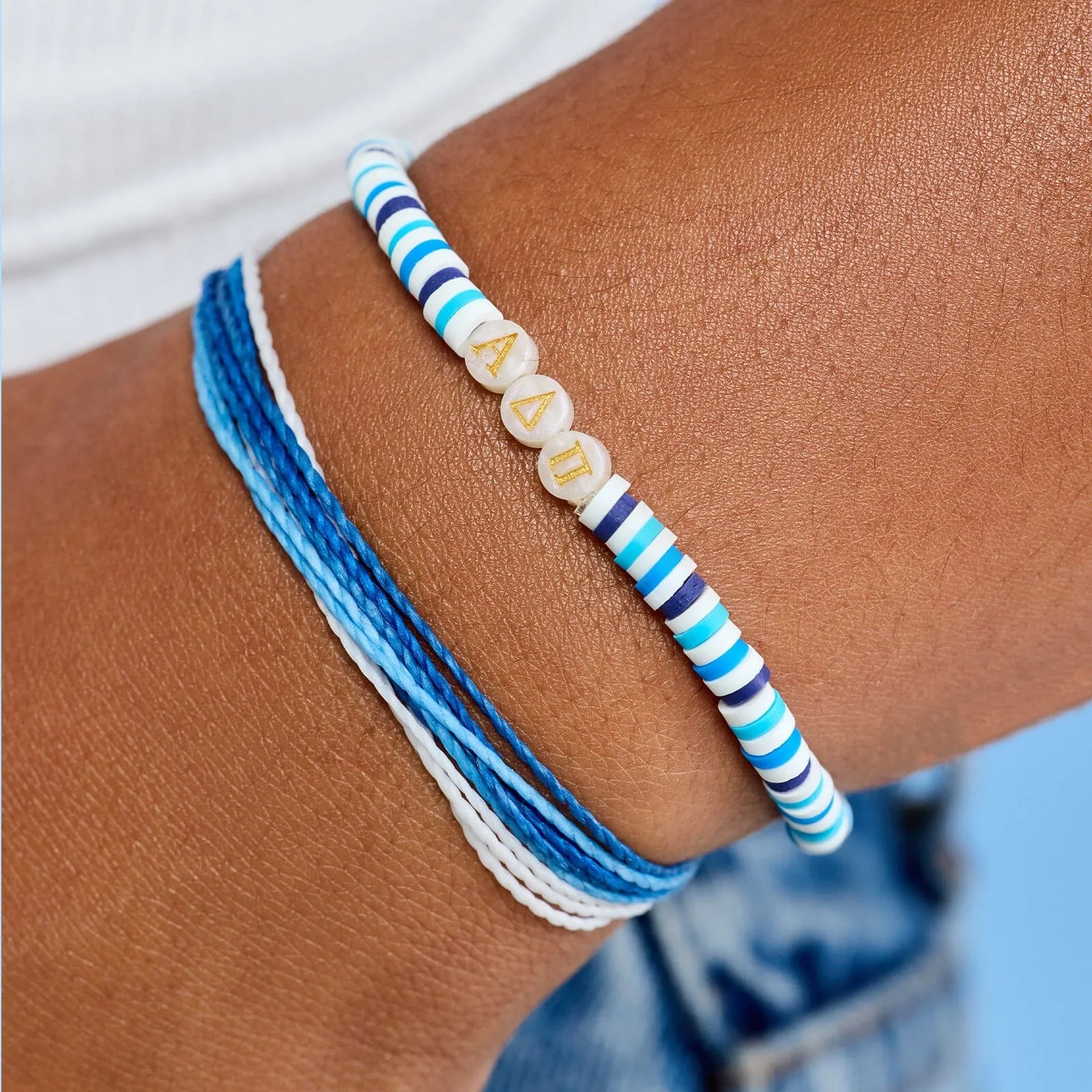 Alpha Delta Pi Bracelet Set of 2 sold by Pura Vida product image thumbnail 2