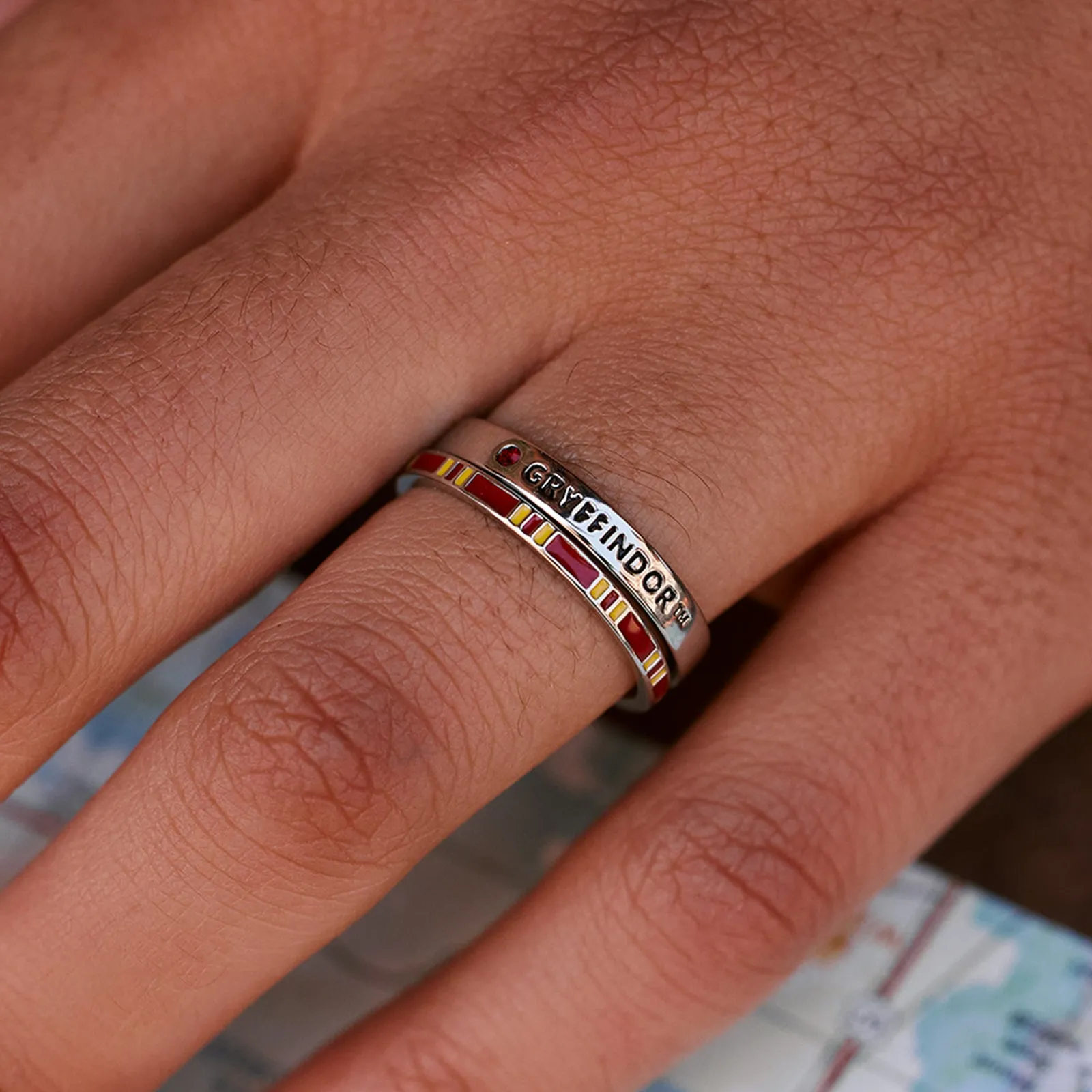 Gryffindor™ House Ring Stack sold by Pura Vida product image thumbnail 2