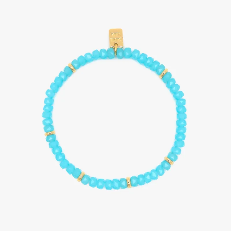 Surfrider Aqua Stretch Bracelet sold by Pura Vida