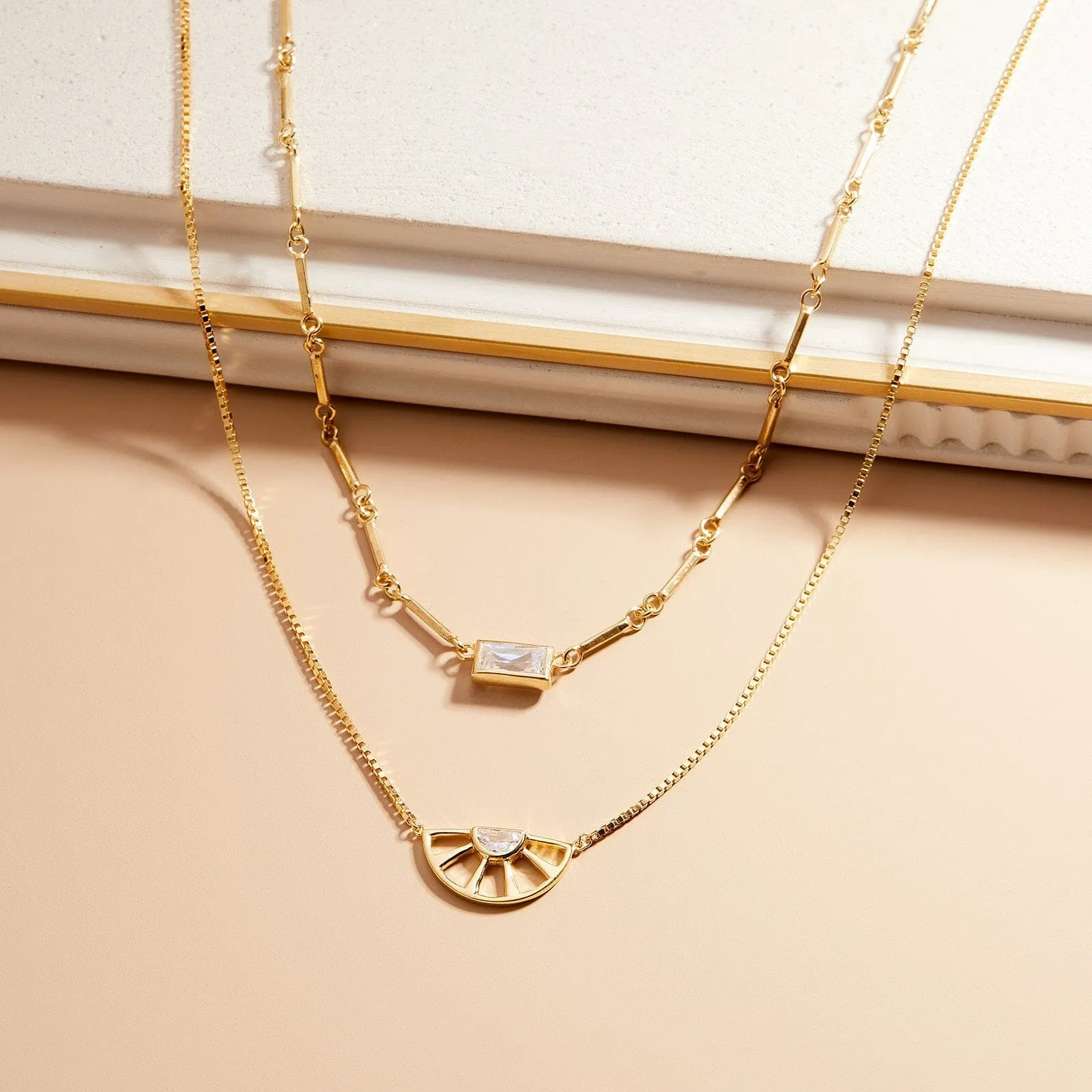 Baguette Bar Chain Choker sold by Pura Vida