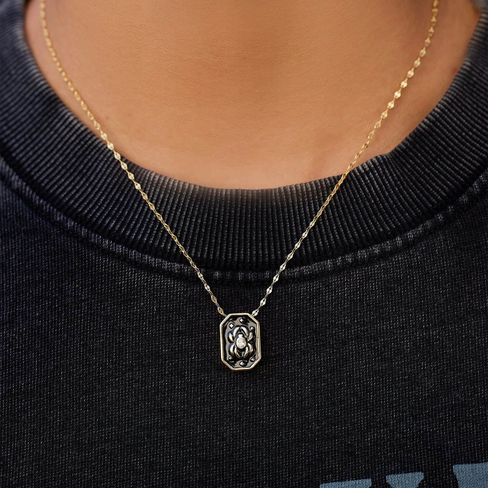 Black Widow Double Sided Pendant sold by Pura Vida product image thumbnail 3