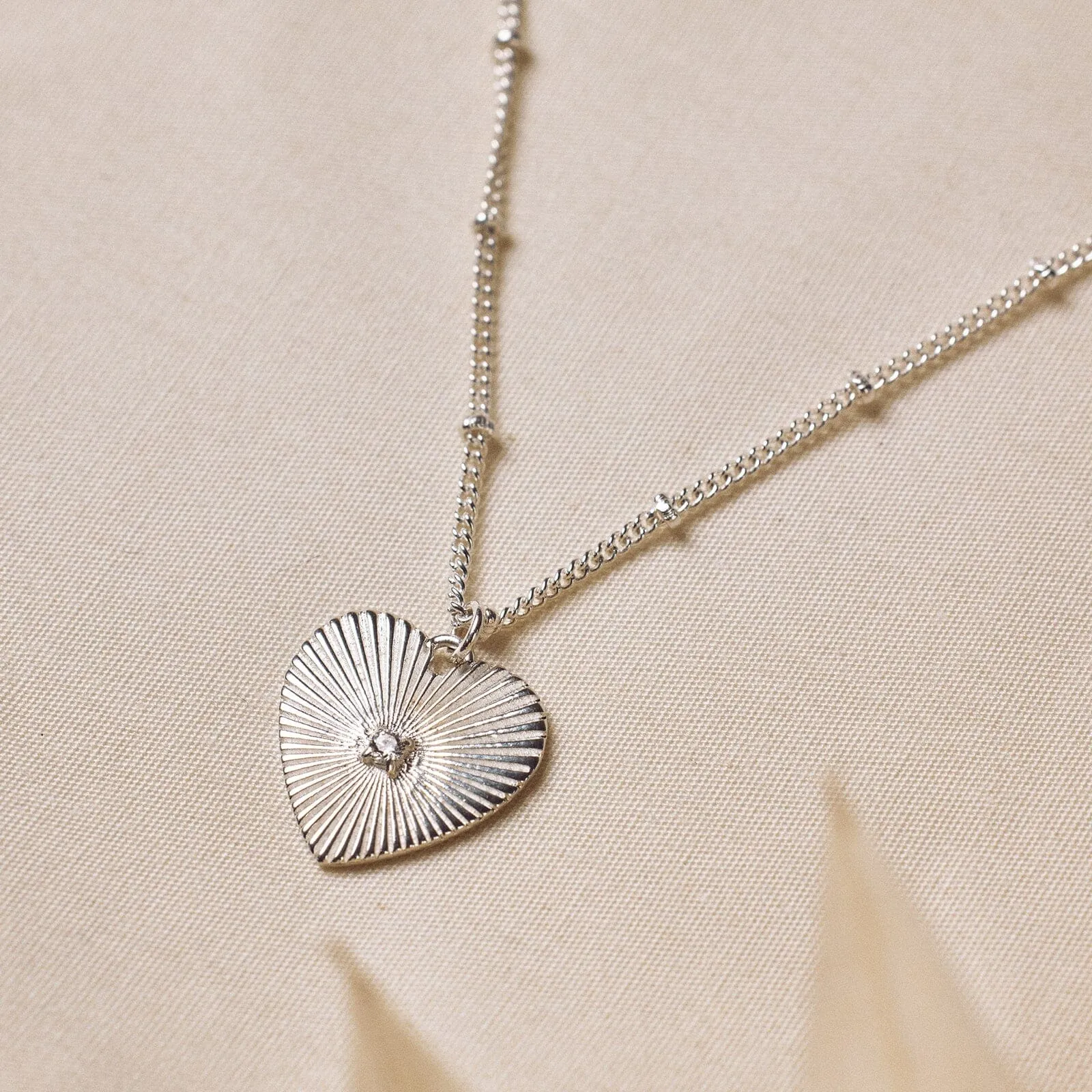 Sunburst Heart Necklace sold by Pura Vida product image thumbnail 2