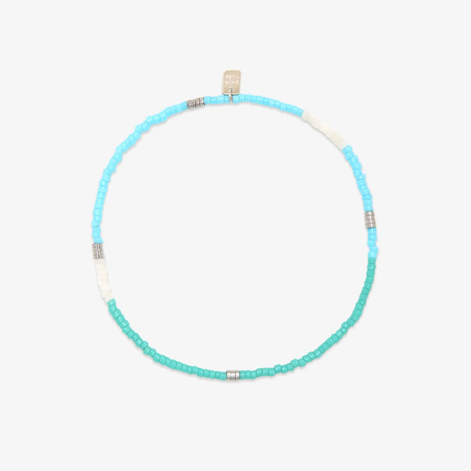Seafoam Dream Stretch Anklet sold by Pura Vida