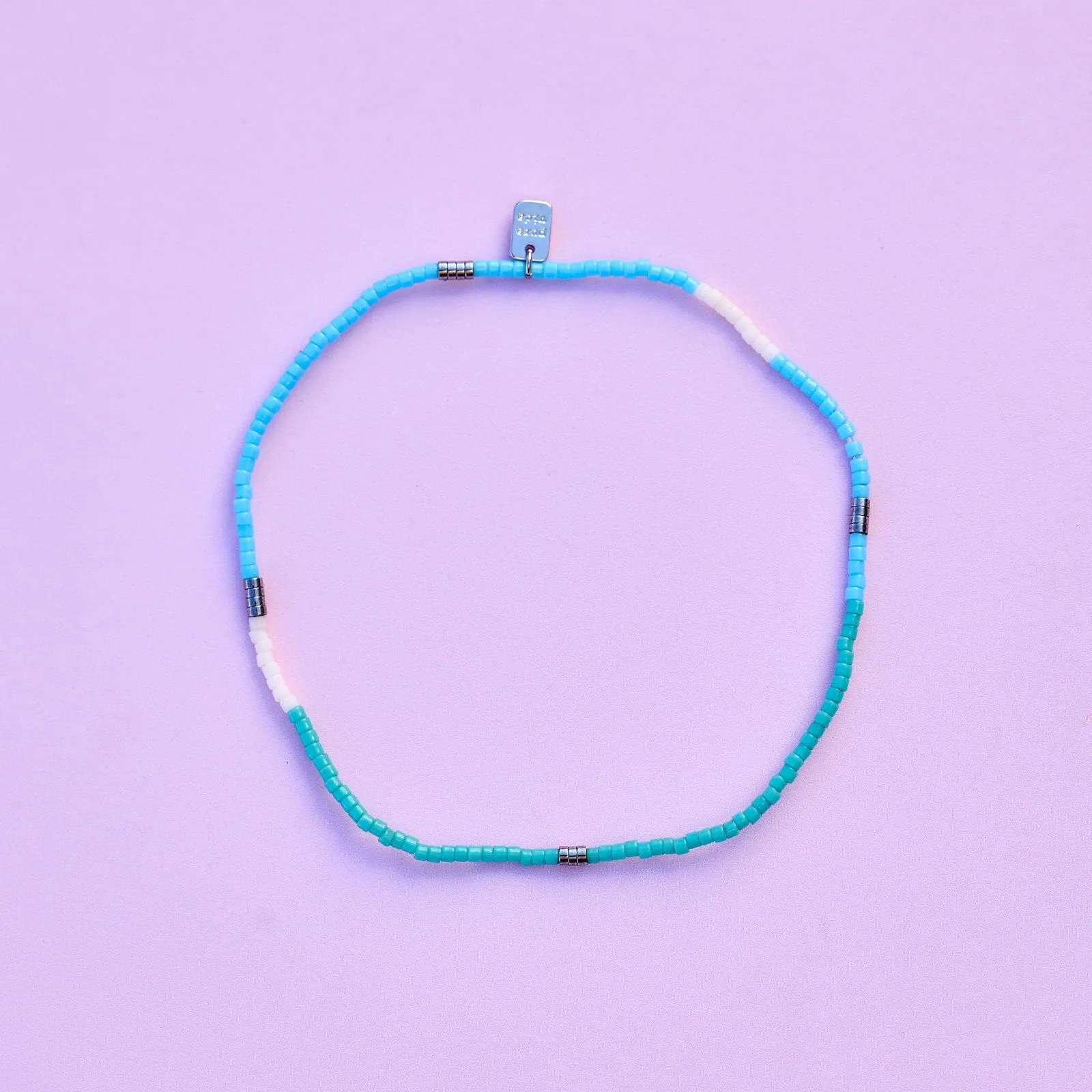 Seafoam Dream Stretch Anklet sold by Pura Vida product image thumbnail 4