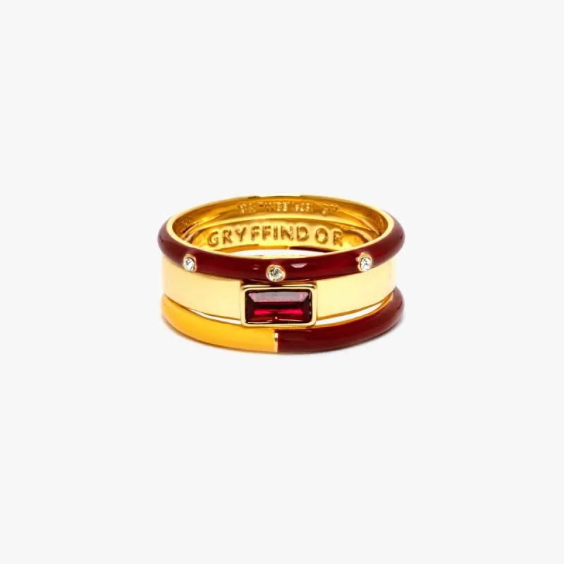 Gryffindor™ 3 Ring Stack made by Pura Vida
