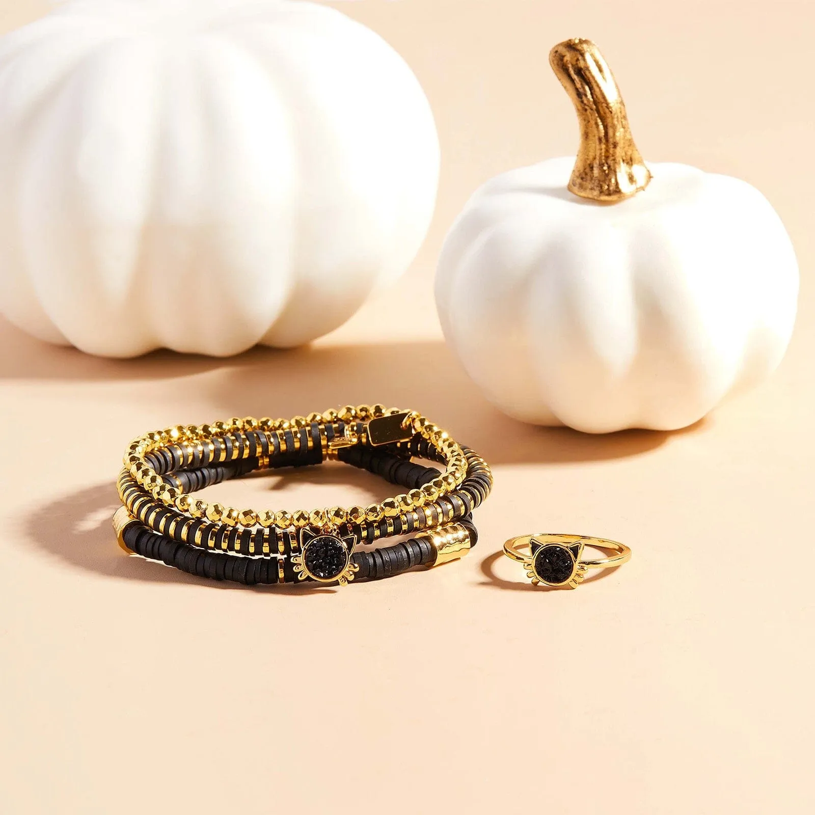 Druzy Cat Stretch Bracelet Set of 3 sold by Pura Vida product image thumbnail 4