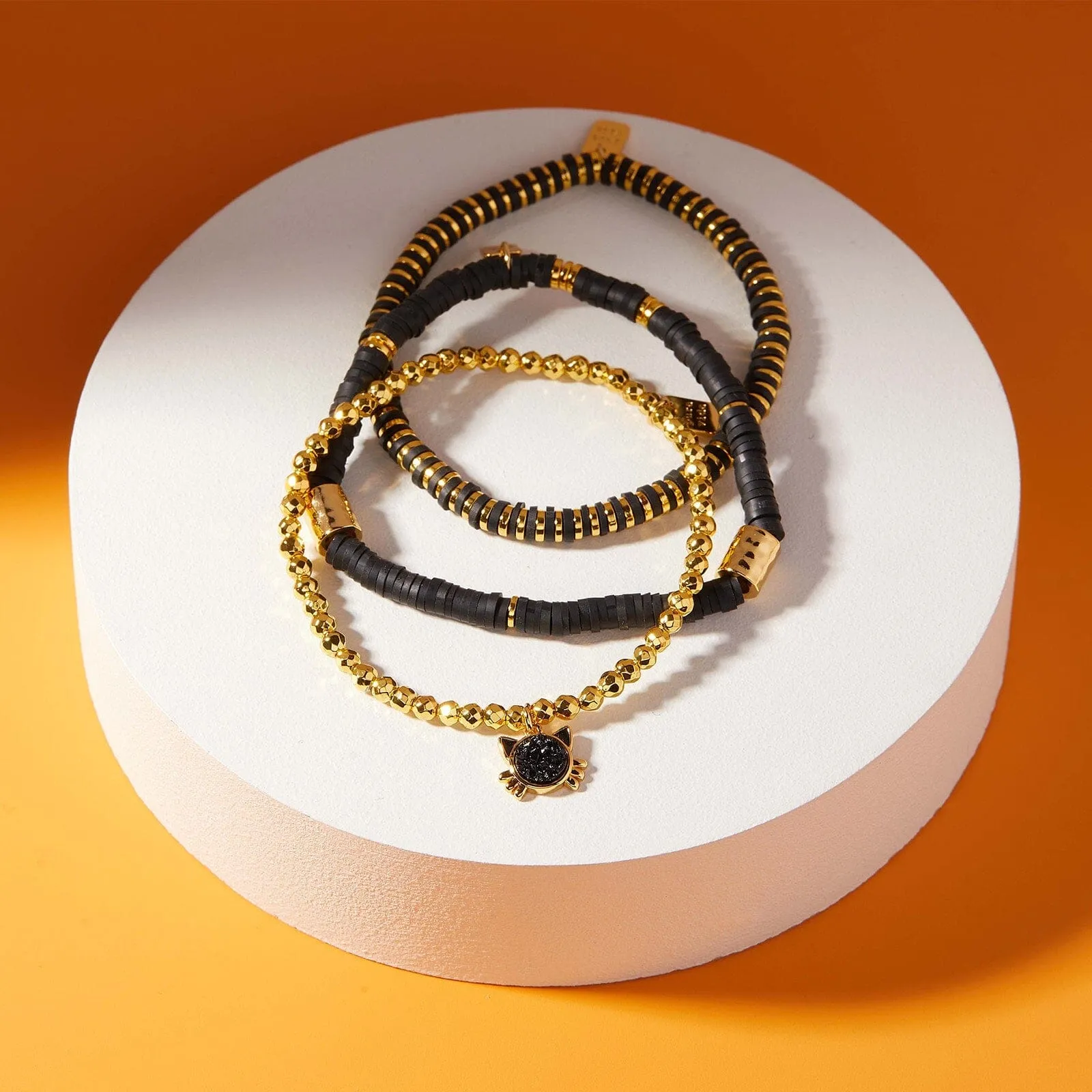 Druzy Cat Stretch Bracelet Set of 3 sold by Pura Vida product image thumbnail 2