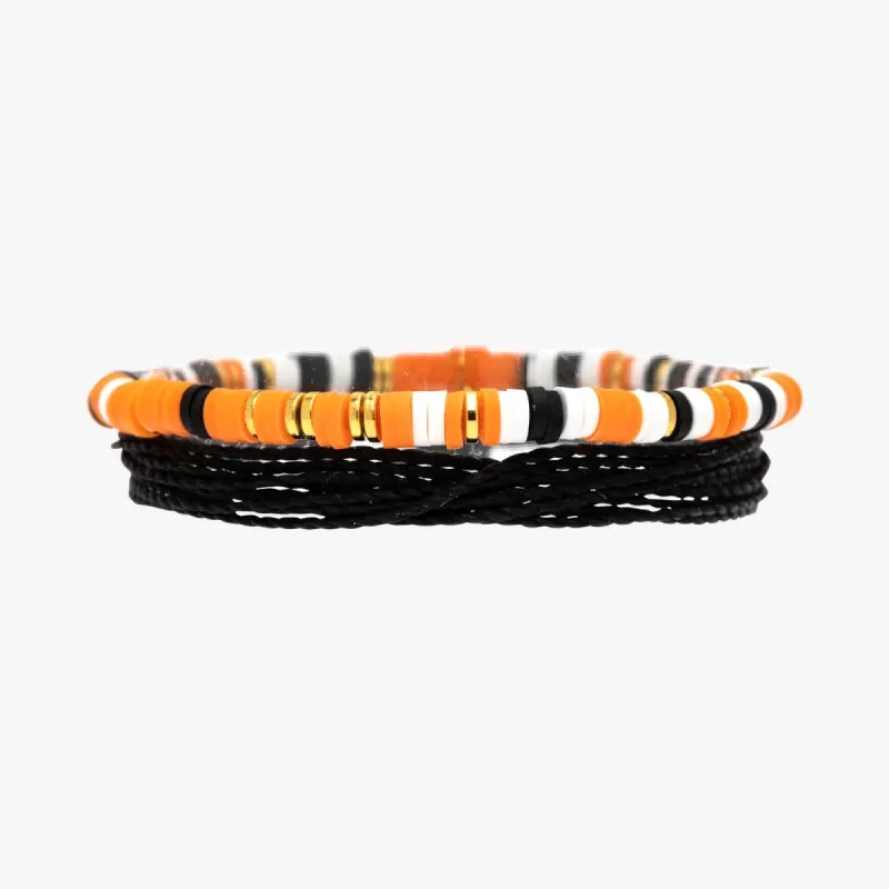 Fall Festival Stretch Bracelet Set made by Pura Vida