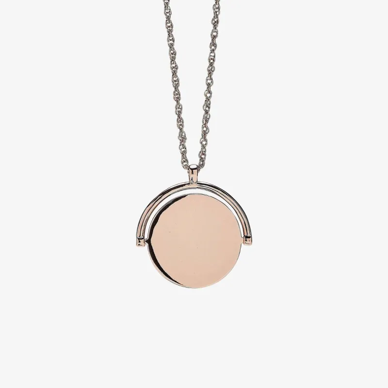 Engravable Double-Sided Spinner Necklace sold by Pura Vida