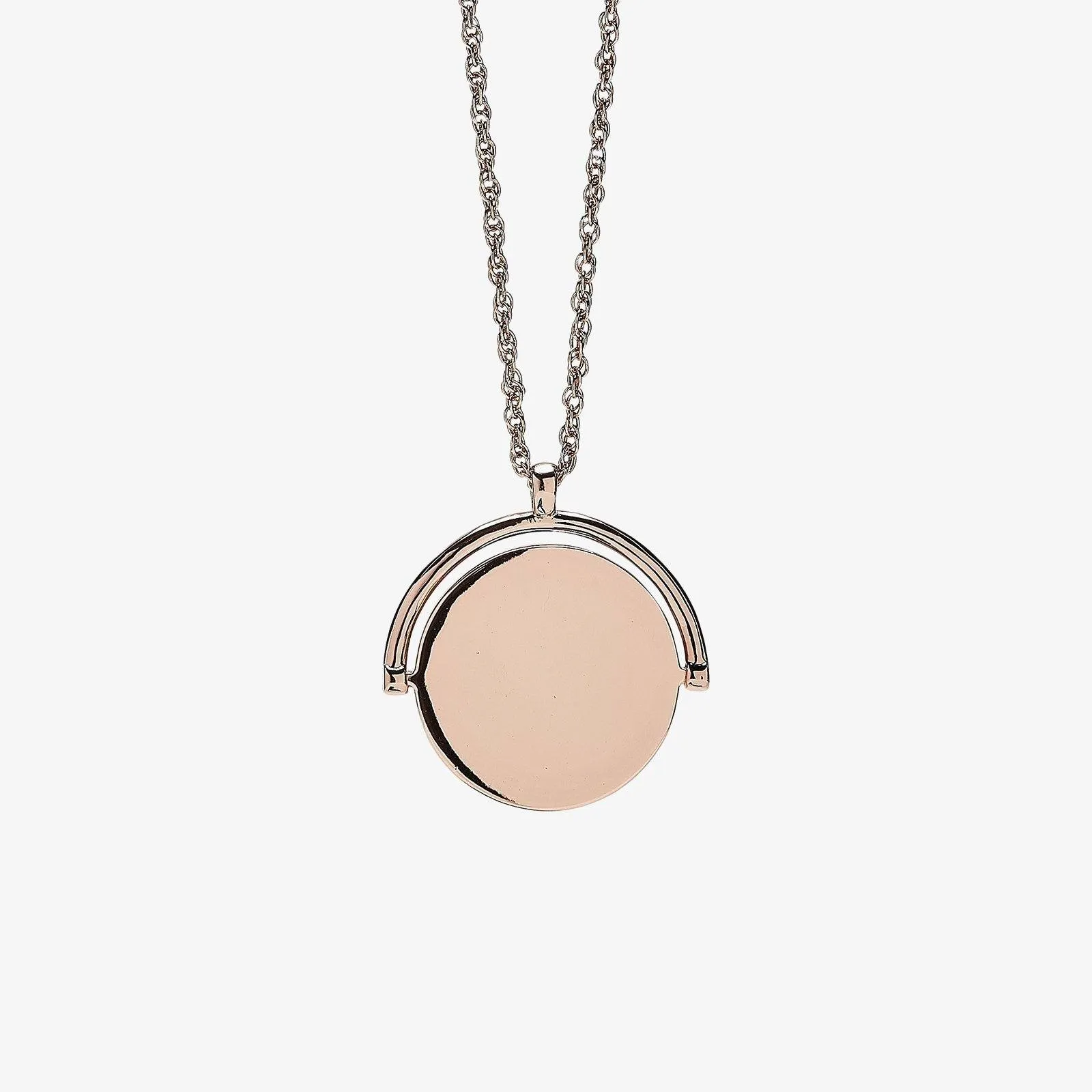 Engravable Double-Sided Spinner Necklace sold by Pura Vida