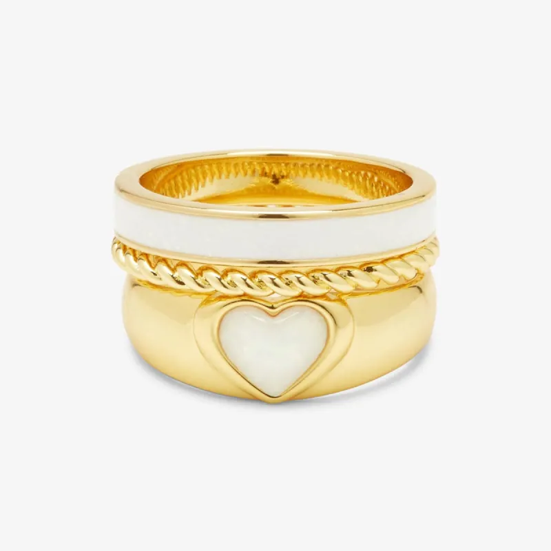 Twisted Love Ring Set sold by Pura Vida