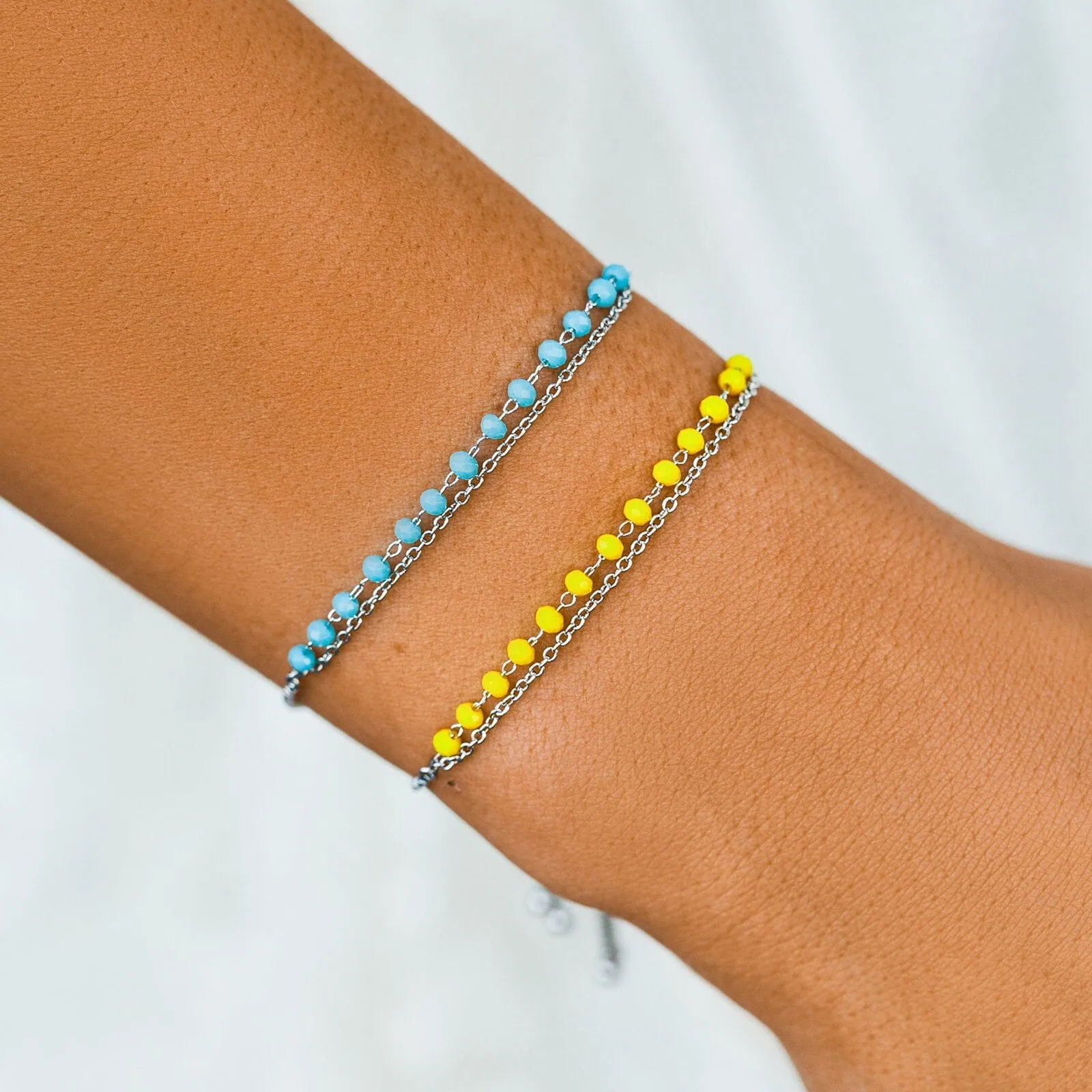 Neon Chain Slider Bracelet sold by Pura Vida product image thumbnail 4