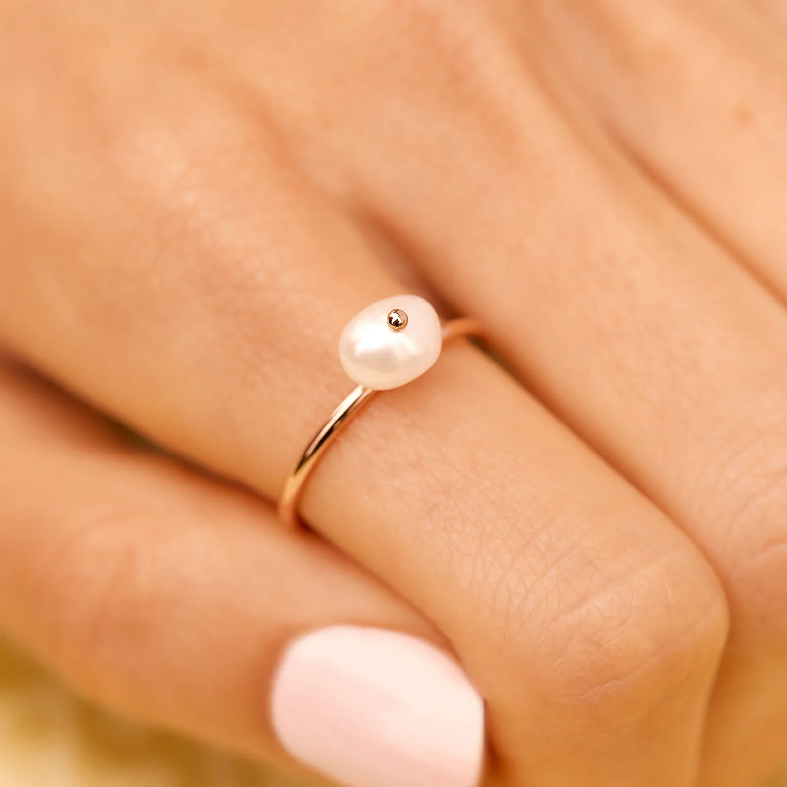 Bitty Pearl Ring sold by Pura Vida product image thumbnail 3