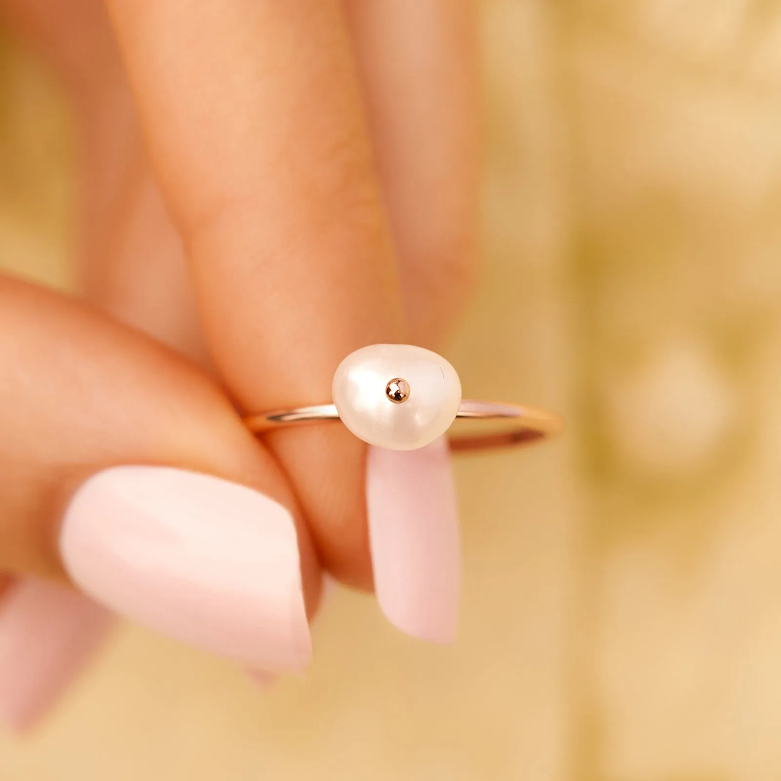 Bitty Pearl Ring sold by Pura Vida product image thumbnail 5