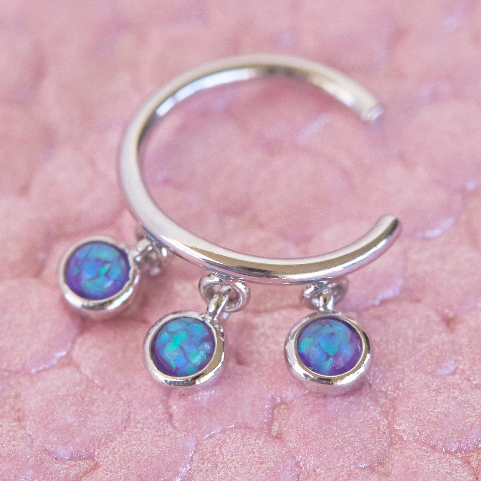 Dangling Opals Ear Cuff sold by Pura Vida product image thumbnail 3