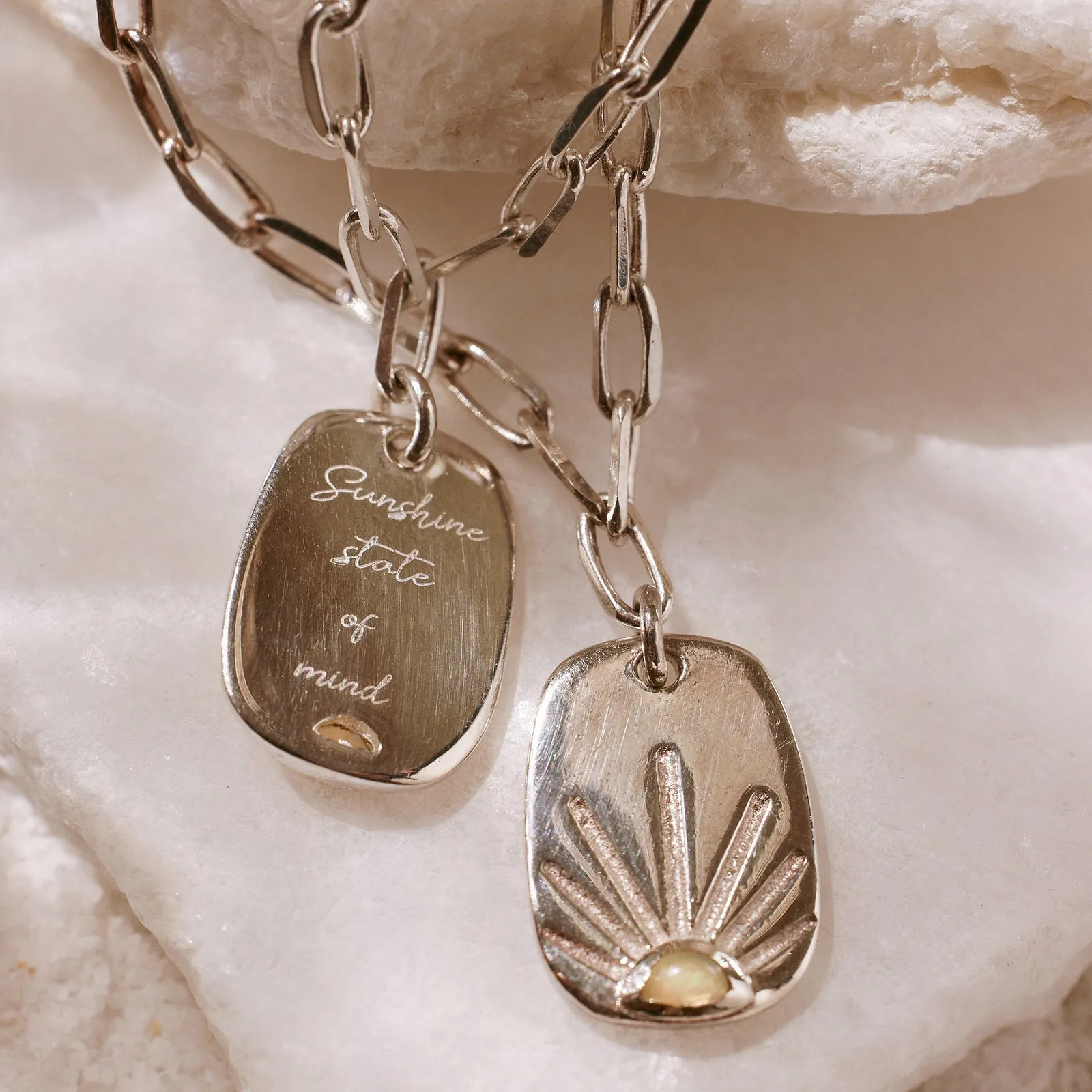 Sunshine Tag Chain Bracelet sold by Pura Vida product image thumbnail 2