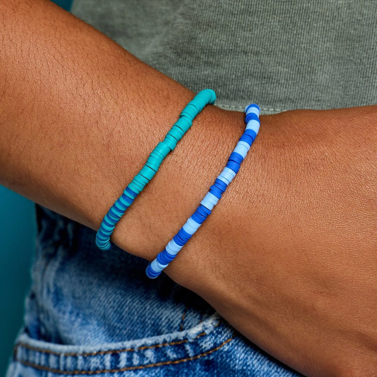 Lagoon Seascape Stretch Bracelet sold by Pura Vida product image thumbnail 2