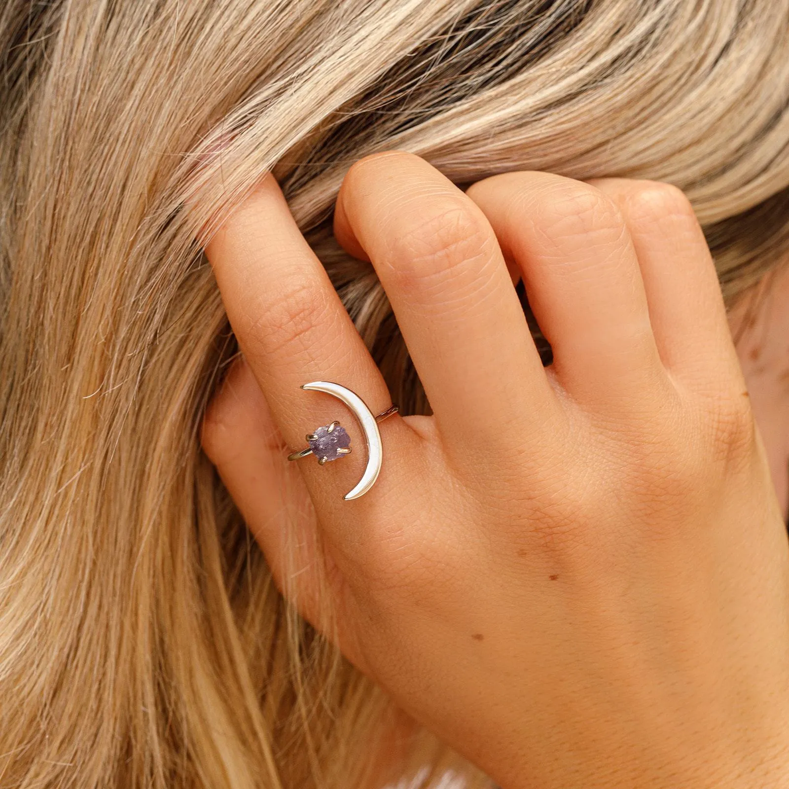 Crescent Moon Ring sold by Pura Vida product image thumbnail 2