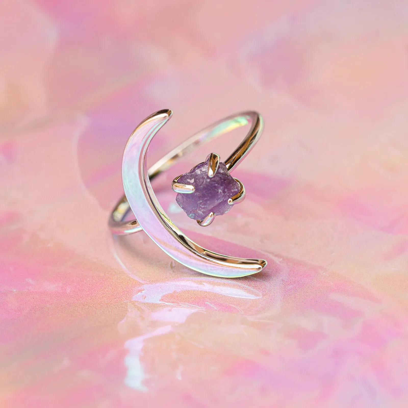 Crescent Moon Ring sold by Pura Vida product image thumbnail 4