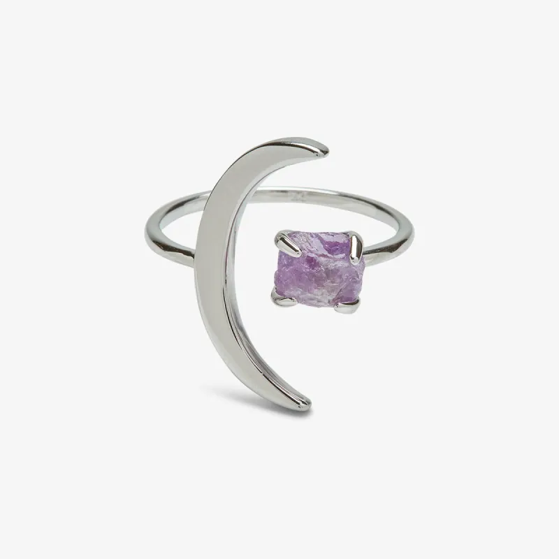 Crescent Moon Ring sold by Pura Vida