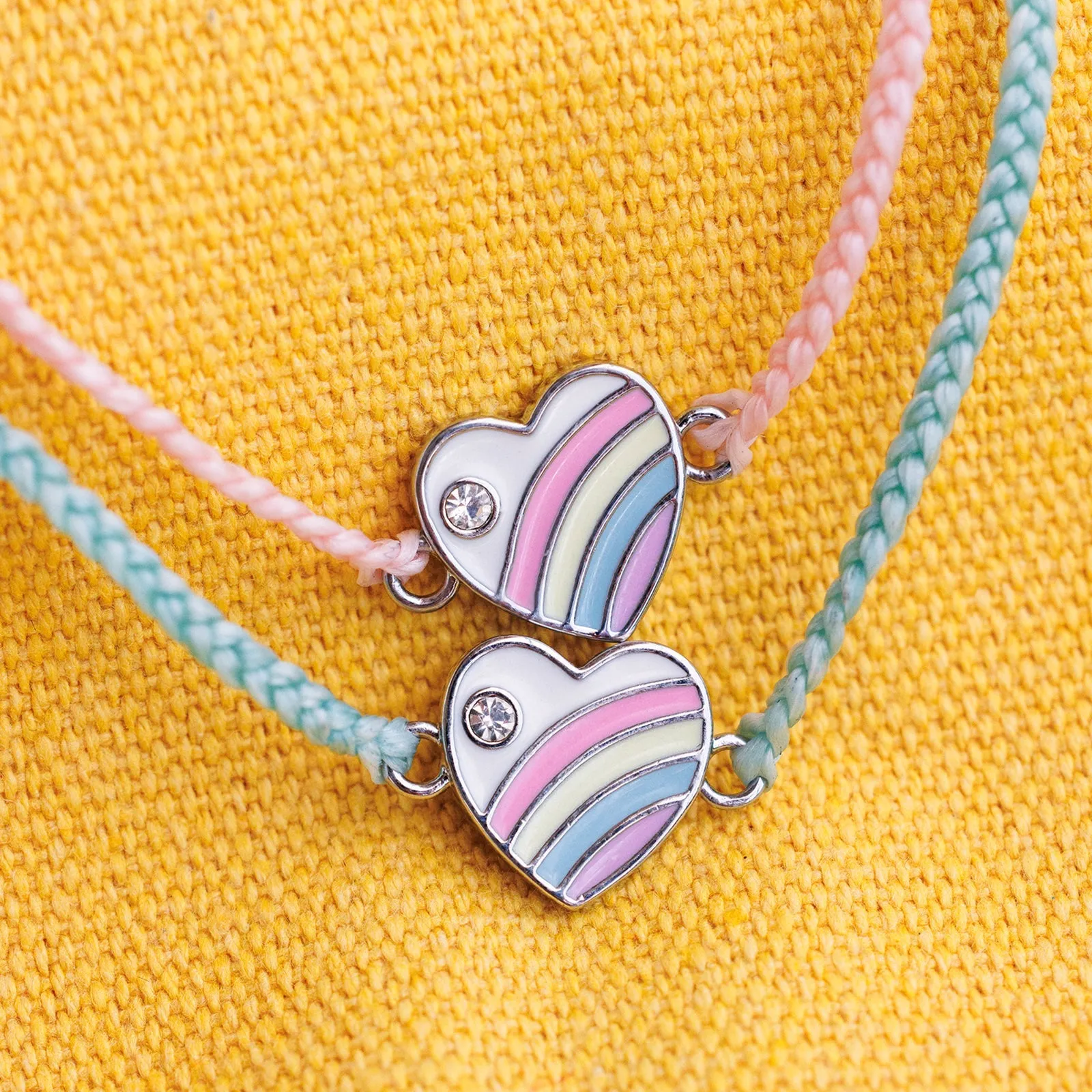Pastel Vintage Heart Charm Bracelet sold by Pura Vida product image thumbnail 5