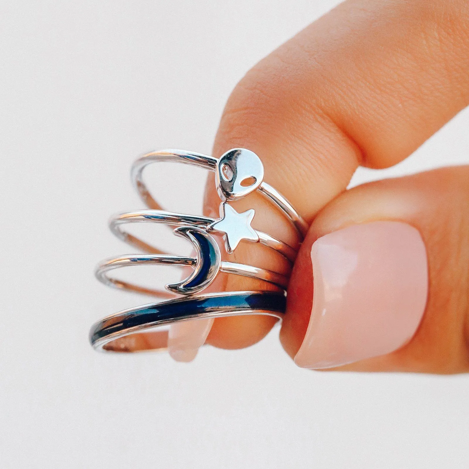 Lost in the Cosmos Ring Stack sold by Pura Vida product image thumbnail 3