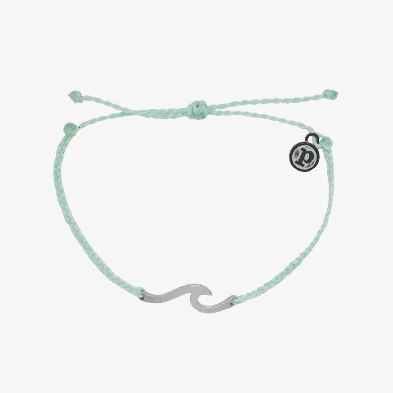 Hammered Wave Charm sold by Pura Vida