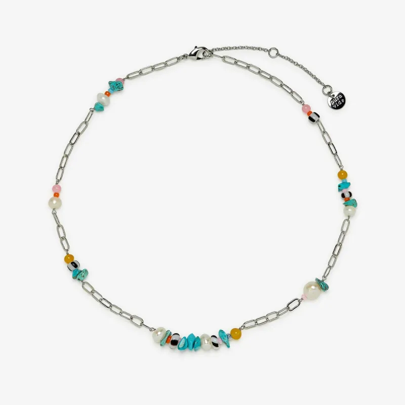 Sweet Melody Chain & Bead Choker sold by Pura Vida