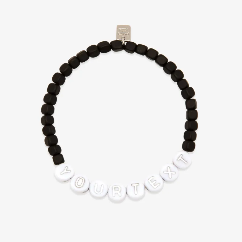 Silver Hematite Bead Stretch Bracelet sold by Pura Vida