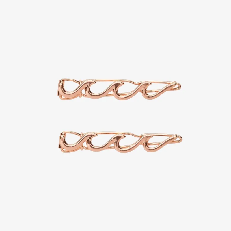 Wave Hair Barrettes (Set of 2) sold by Pura Vida
