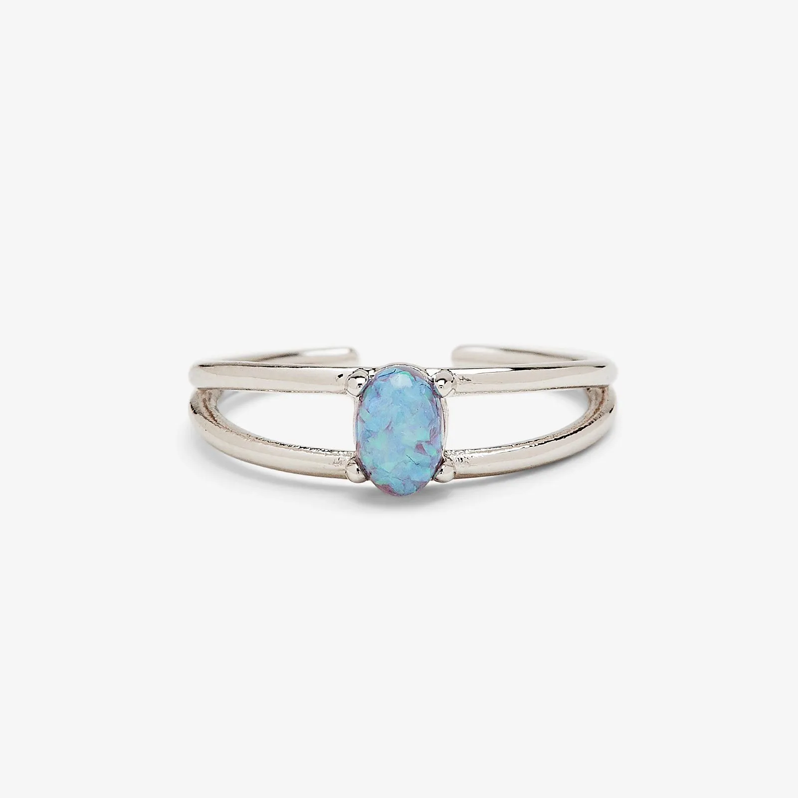 Floating Opal Toe Ring sold by Pura Vida