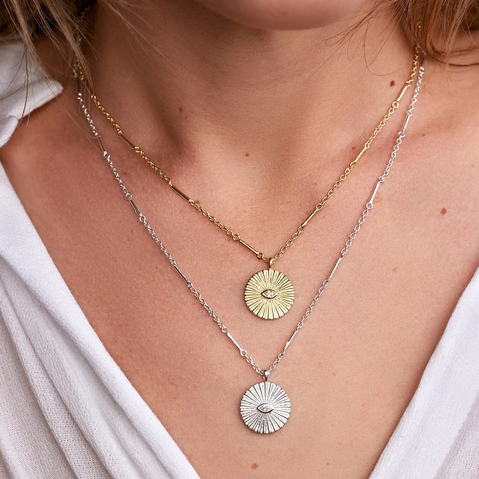 Protective Eye Pendant Necklace sold by Pura Vida product image thumbnail 3