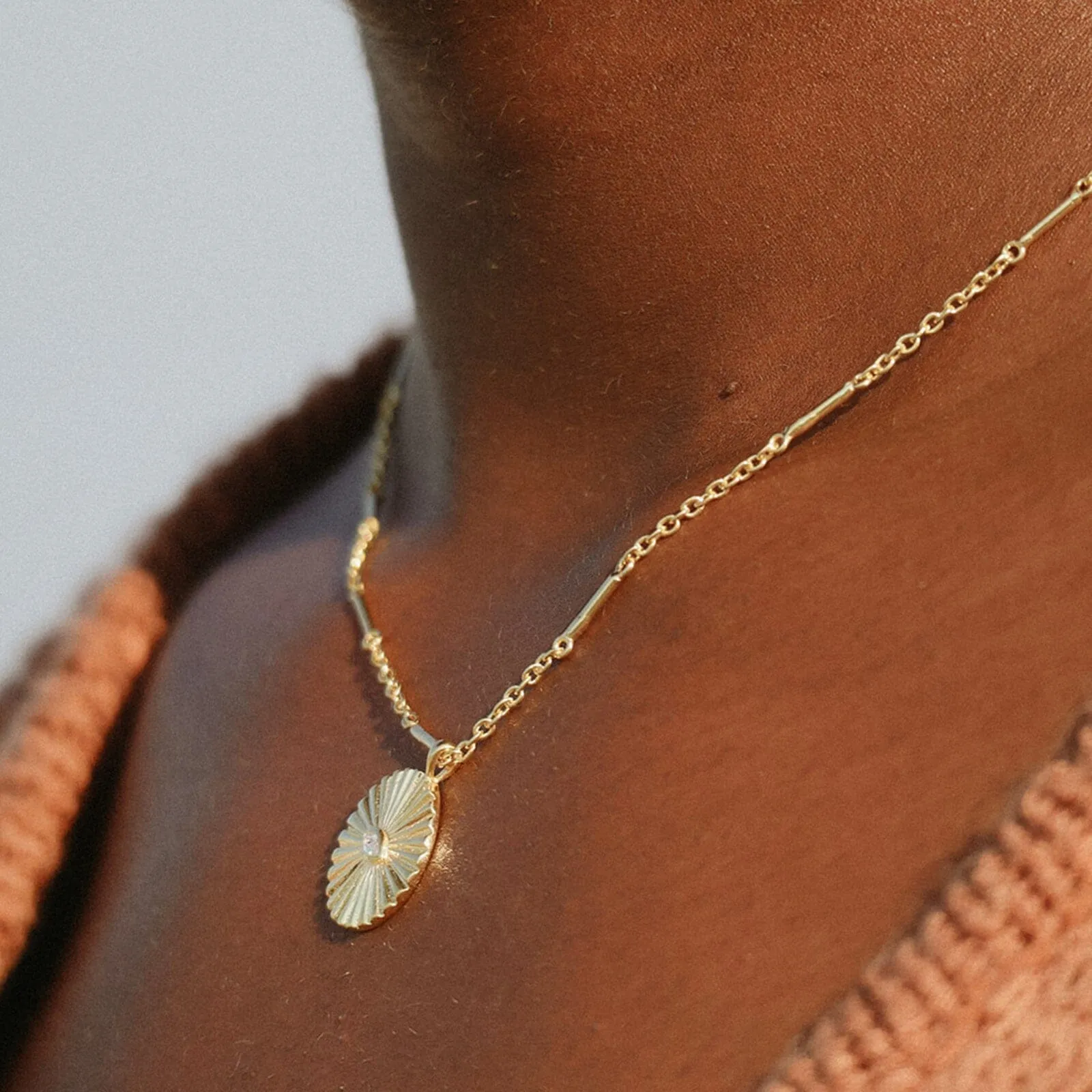 Protective Eye Pendant Necklace sold by Pura Vida product image thumbnail 4