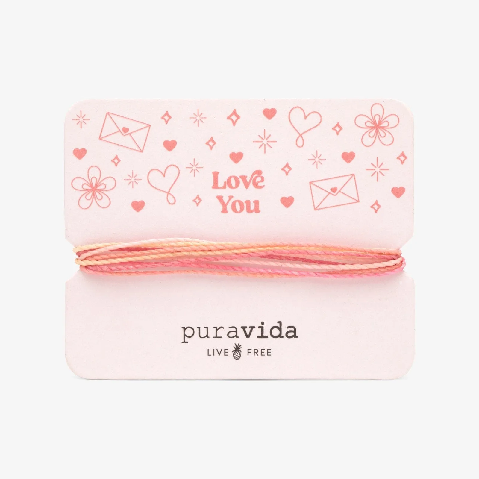 Love You Bracelet Card sold by Pura Vida