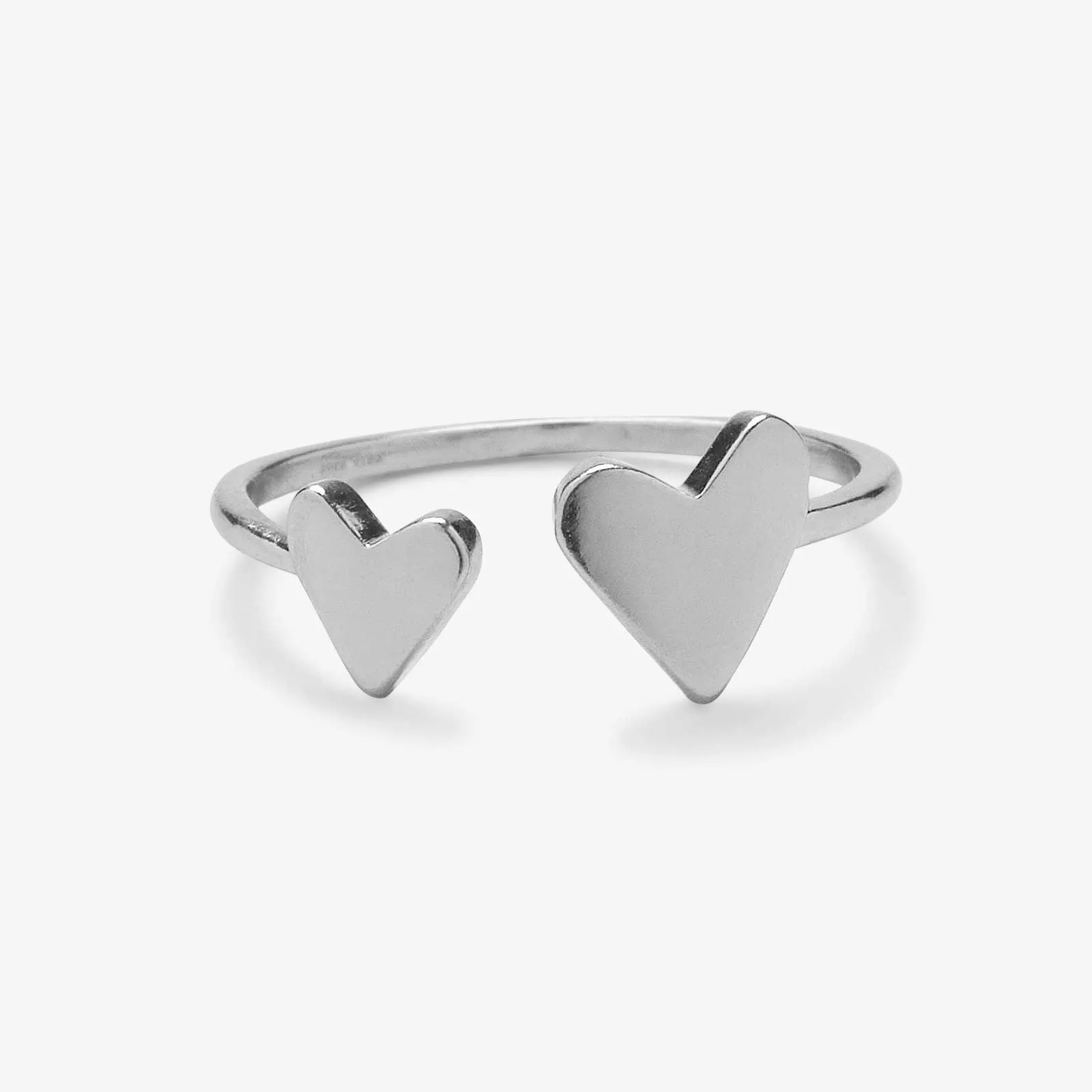 Two Hearts Open Ring sold by Pura Vida