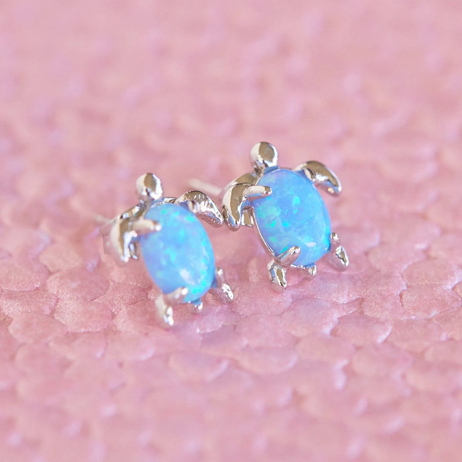 Opal Sea Turtle Earring sold by Pura Vida product image thumbnail 3