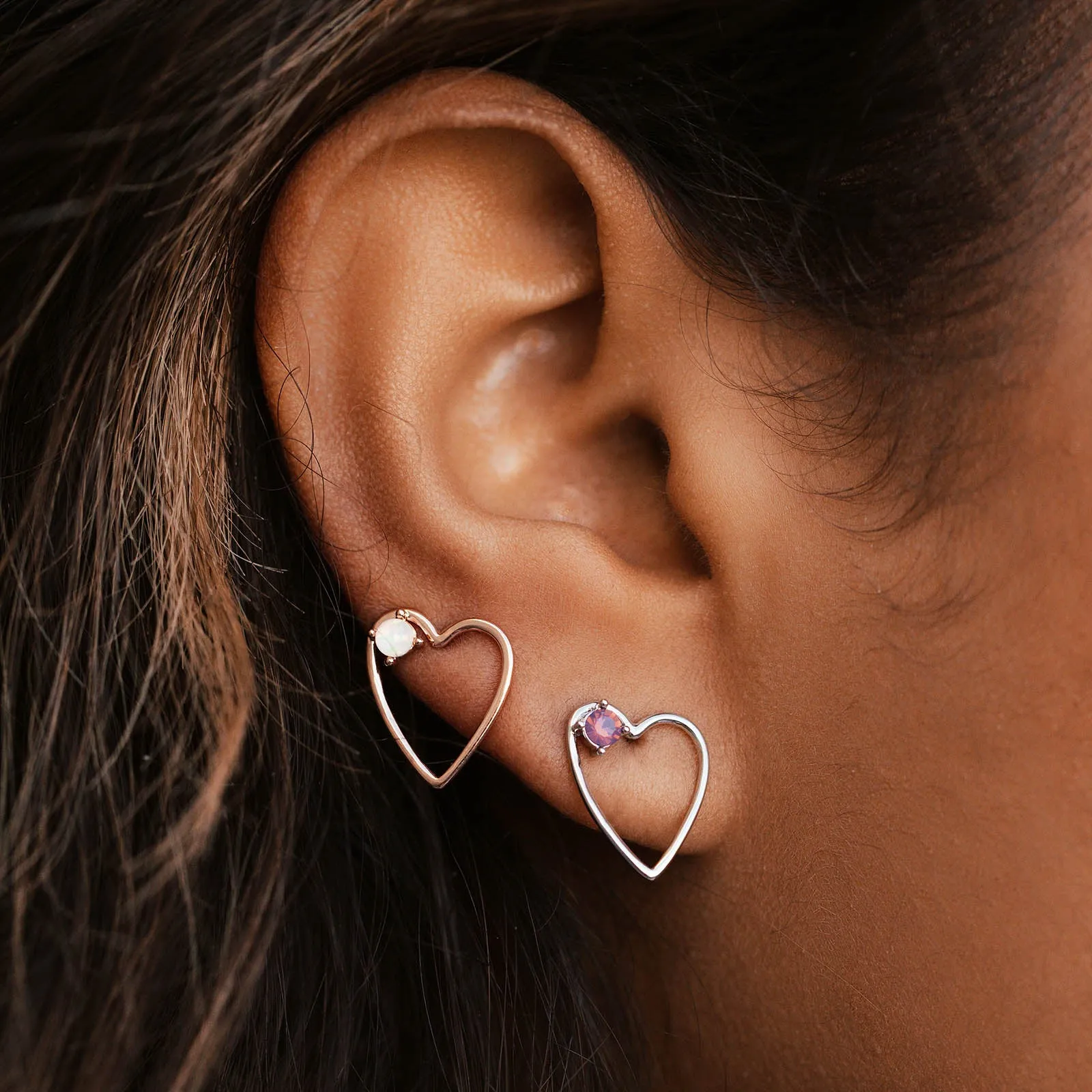 Sweetheart Stone Earrings sold by Pura Vida product image thumbnail 3