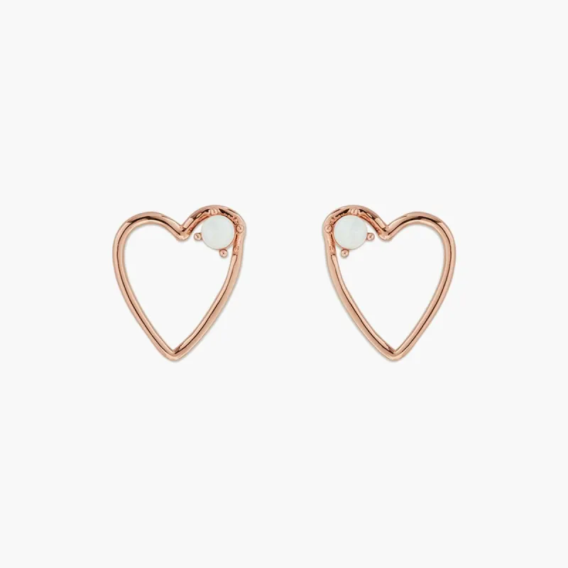 Sweetheart Stone Earrings sold by Pura Vida