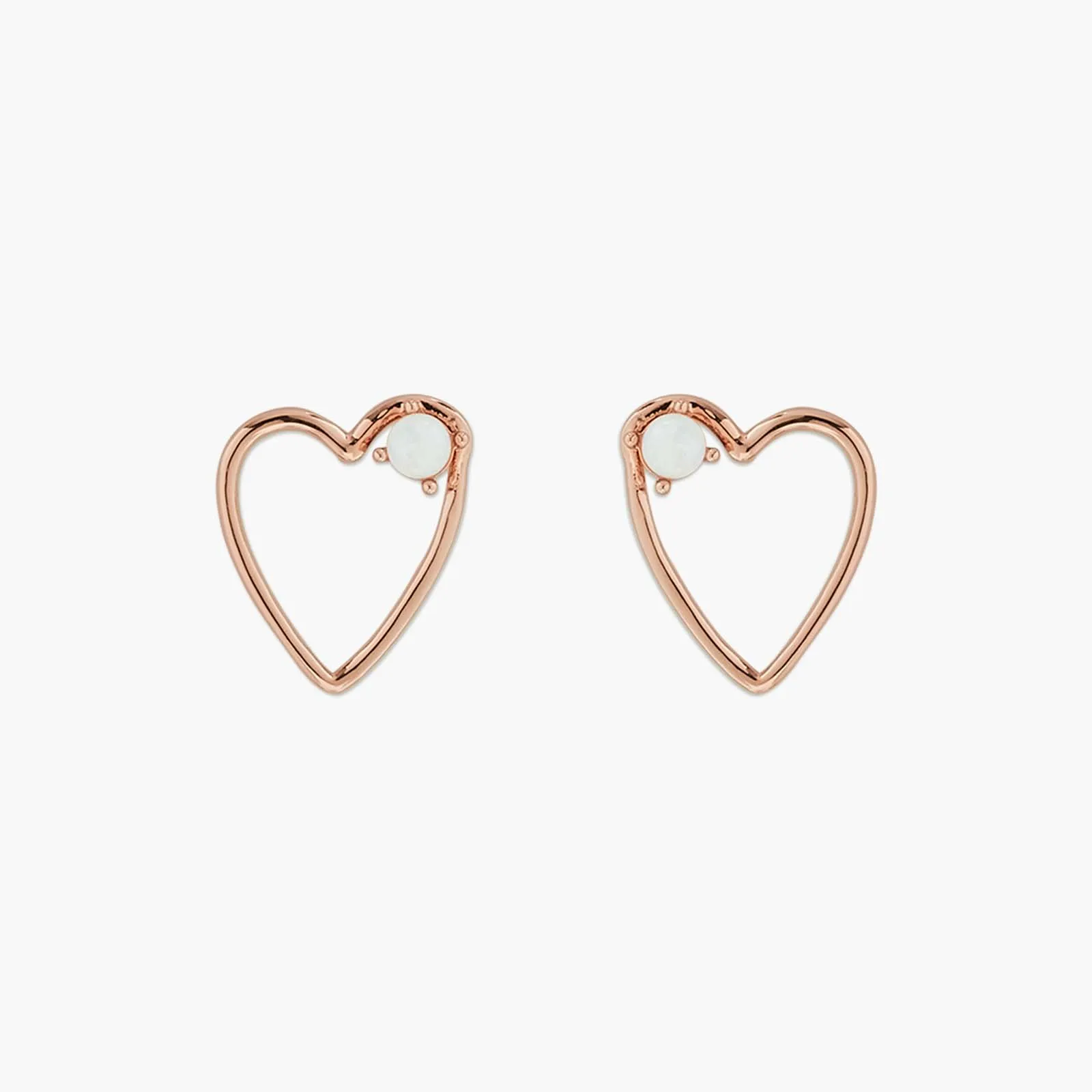 Sweetheart Stone Earrings sold by Pura Vida