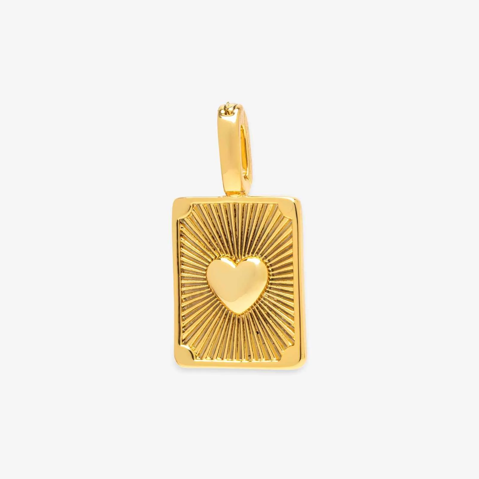 Harper Textured Heart Charm sold by Pura Vida