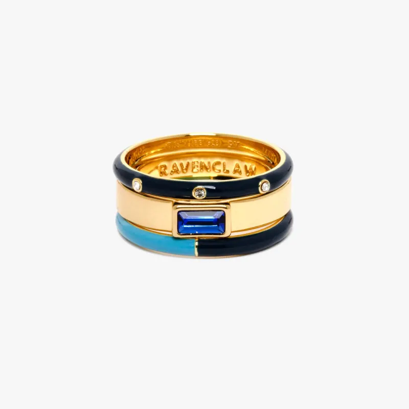 Ravenclaw™ 3 Ring Stack made by Pura Vida
