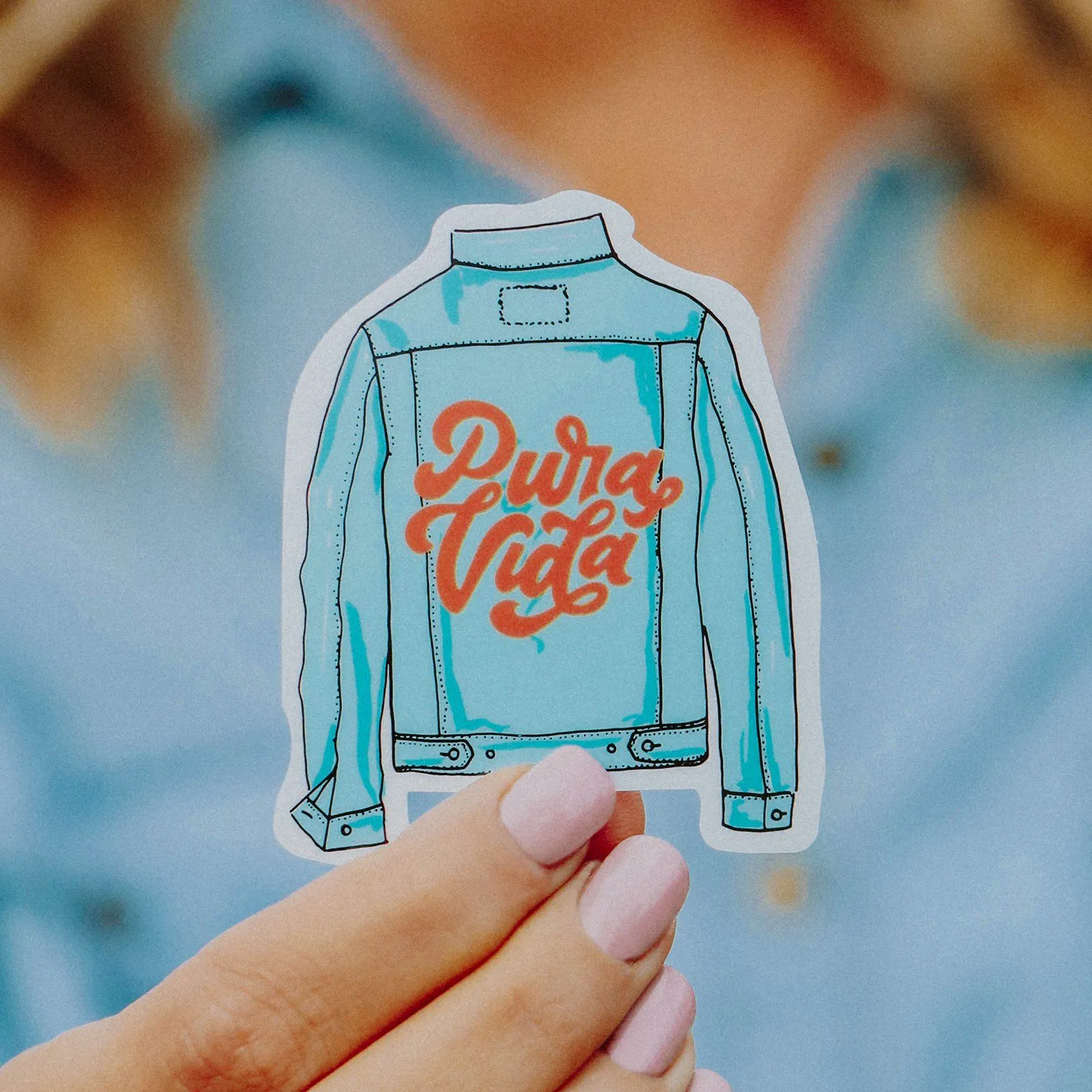 Jean Jacket Sticker sold by Pura Vida product image thumbnail 2