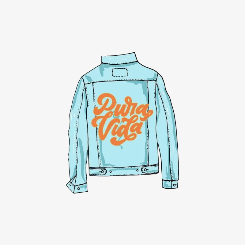 Jean Jacket Sticker sold by Pura Vida