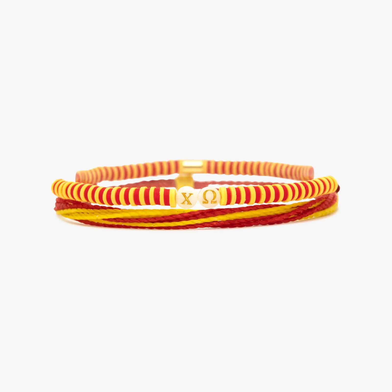 Chi Omega Bracelet Set of 2 sold by Pura Vida