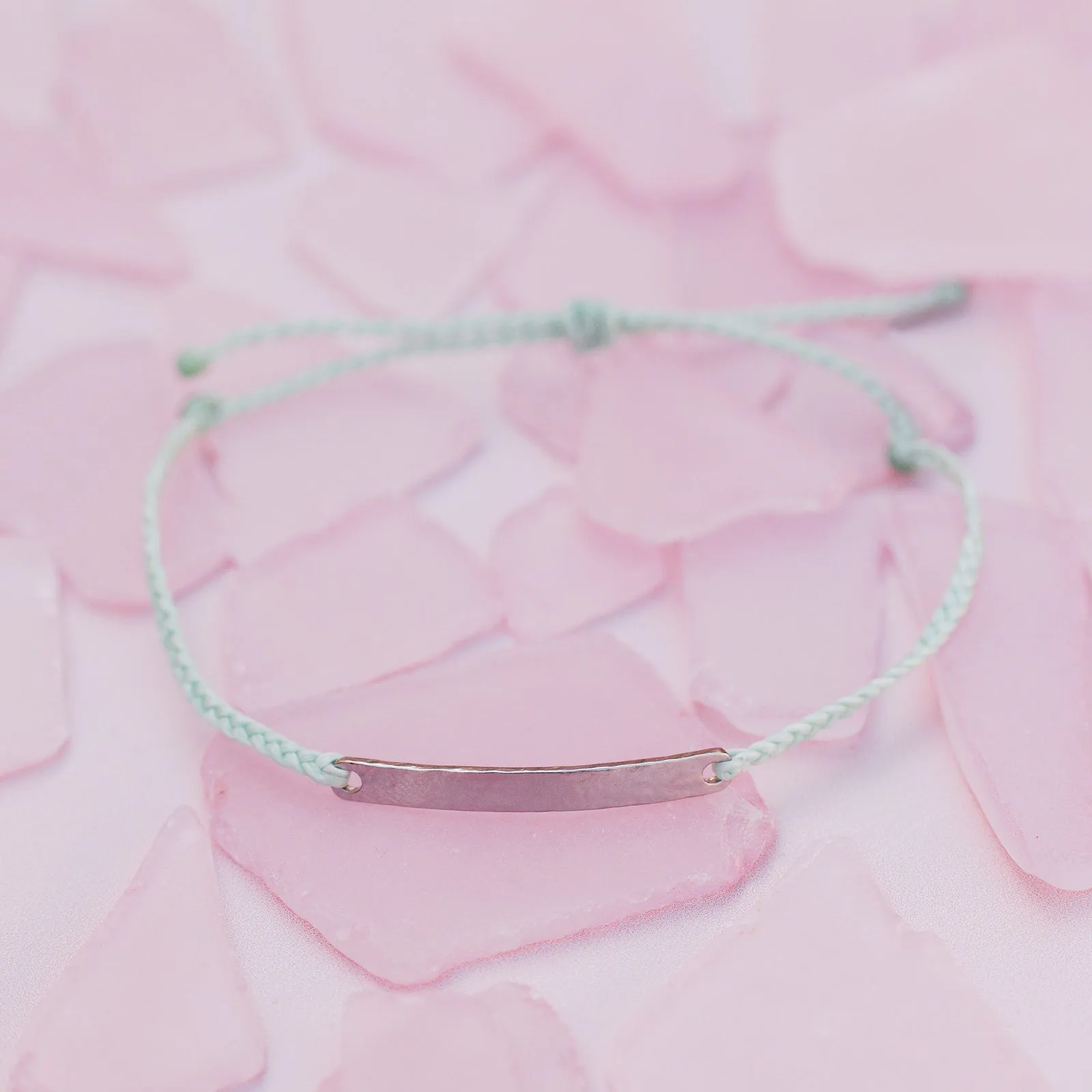 Hammered Bar Charm Bracelet sold by Pura Vida product image thumbnail 5