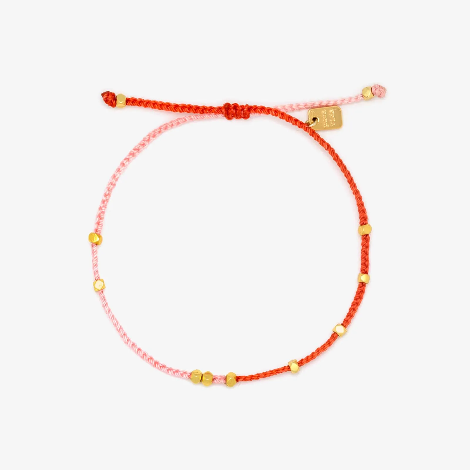 Pink & Red Two Toned Dainty Bracelet sold by Pura Vida